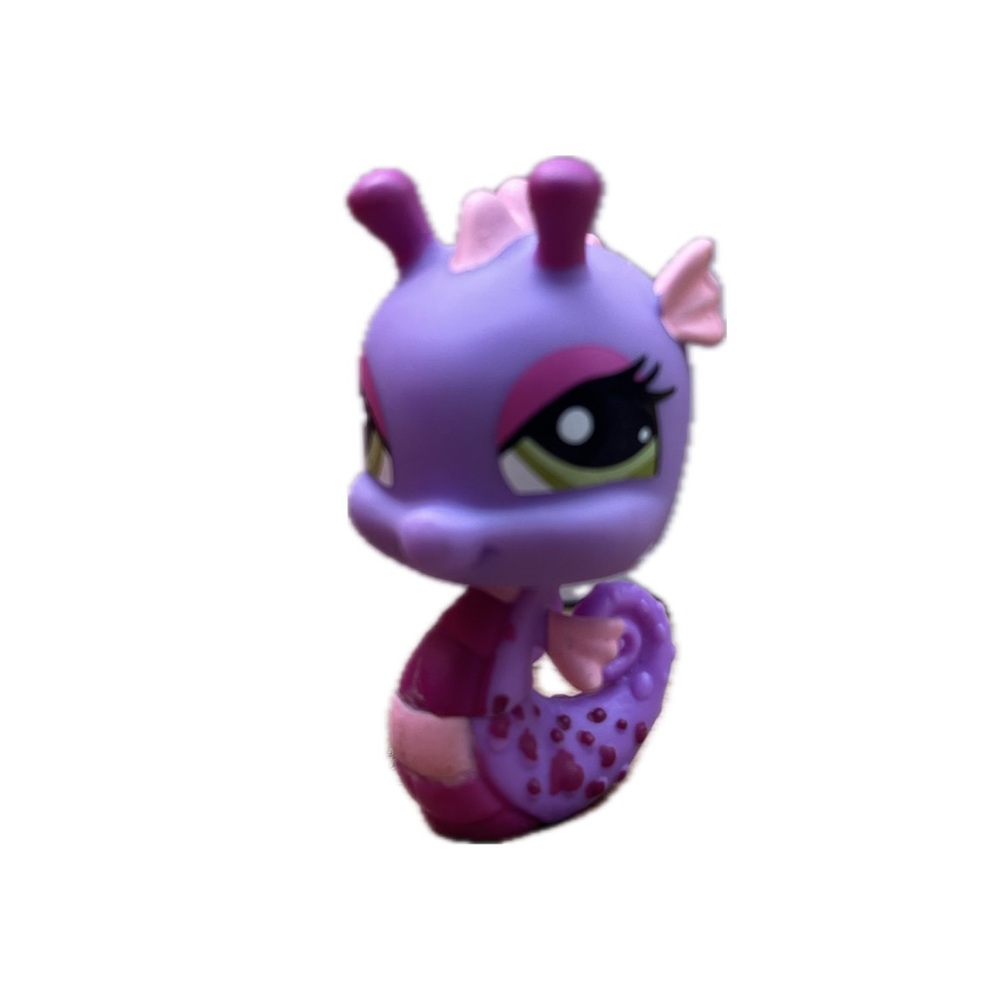 🐾 3/$20 - Littlest Pet Shop - #1314 Purple Seahorse